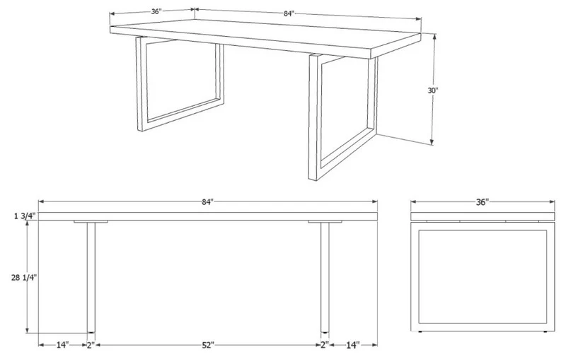 GAX 36 Dining Table - Image 25