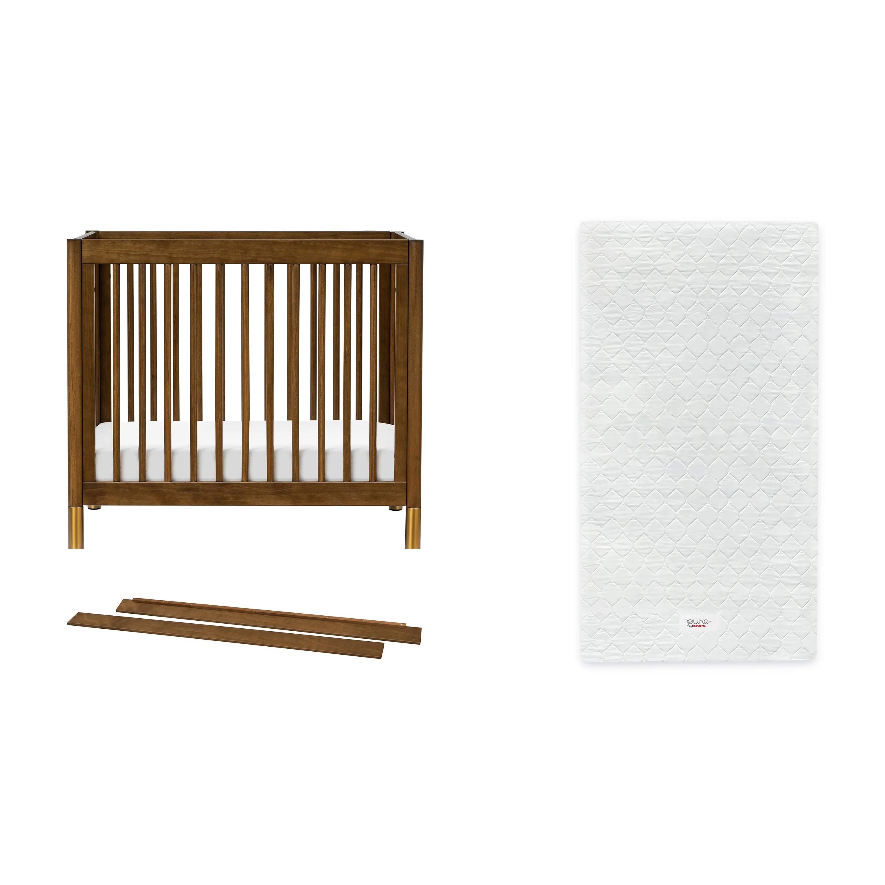 Gelato 4-in-1 Convertible Mini Crib and Twin Bed - Image 36