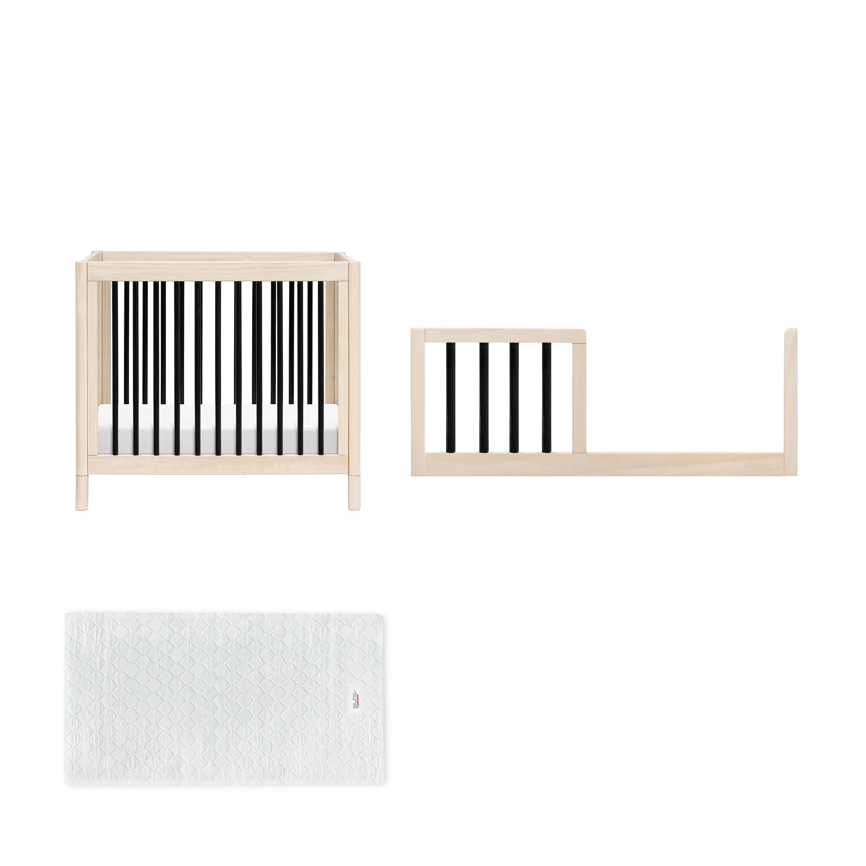Gelato 4-in-1 Convertible Mini Crib and Twin Bed - Image 39