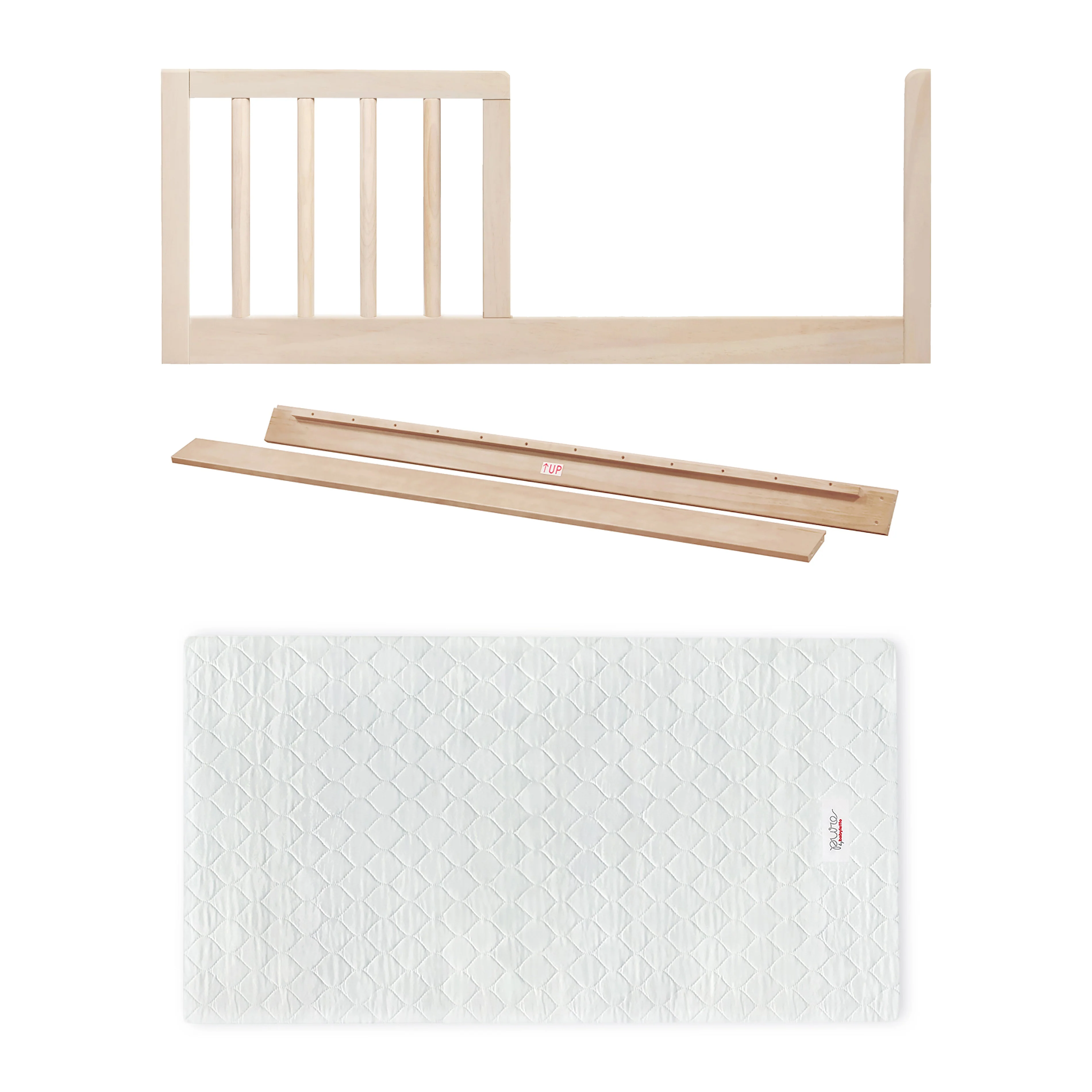 Gelato 4-in-1 Convertible Mini Crib and Twin Bed - Image 8