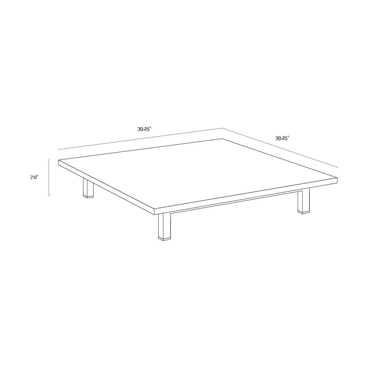 Geneve Outdoor Coffee Table - Image 7