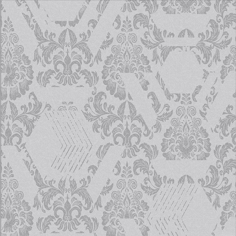 Geo Damask Wallpaper Sample Swatch - Image 2