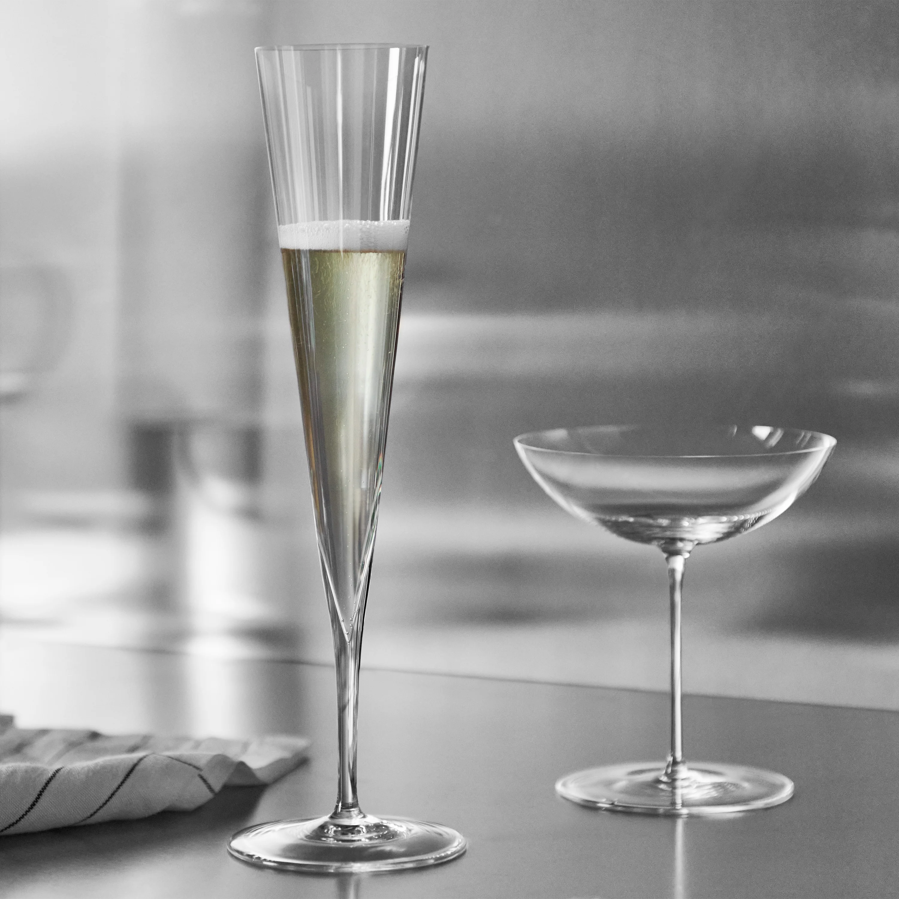 Geometry Champagne Glass (Set of 2) - Image 2