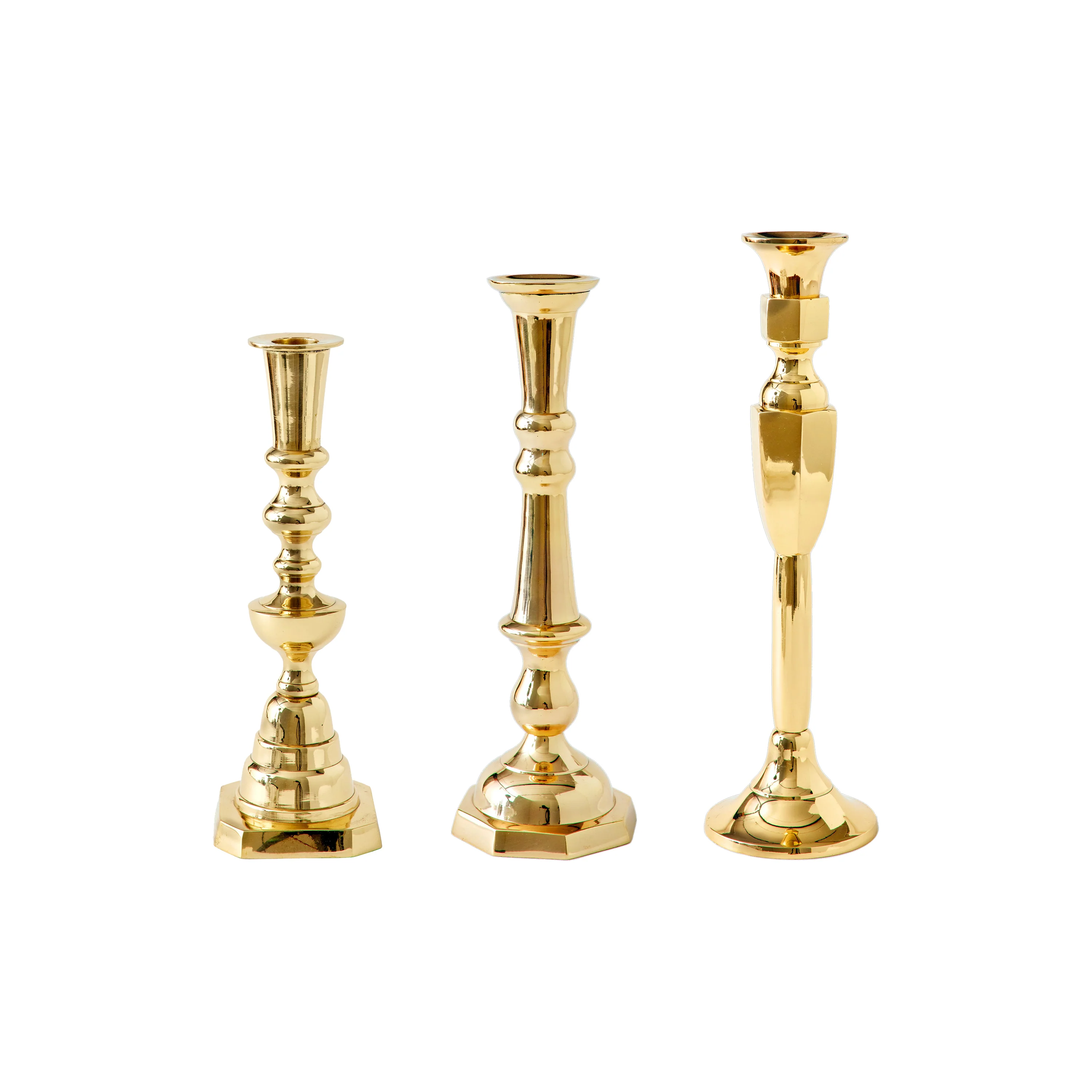 Georgian Brass Candlesticks - Image 15