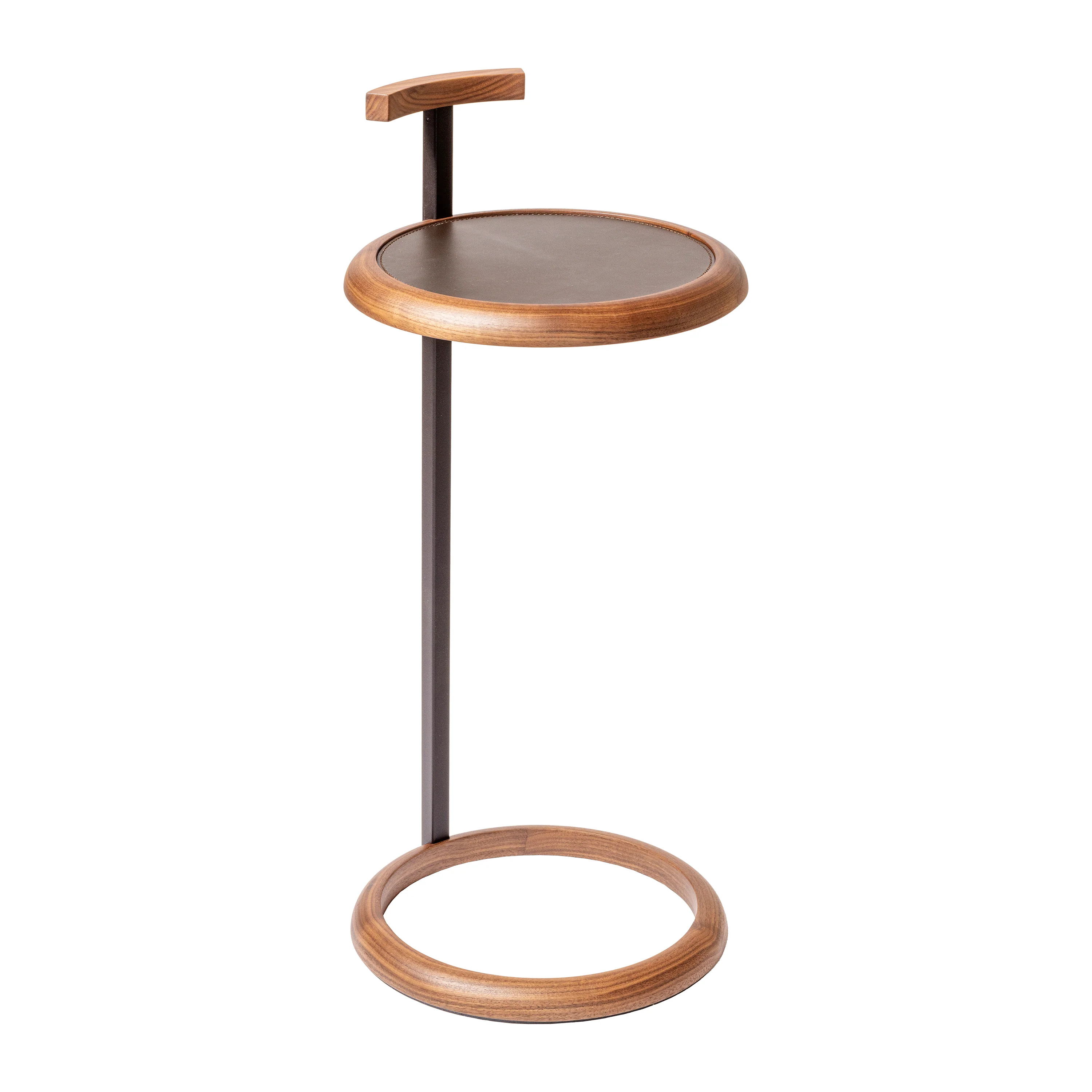 Rabitti 1969 Toiles De Noyer Side Table - Image 2