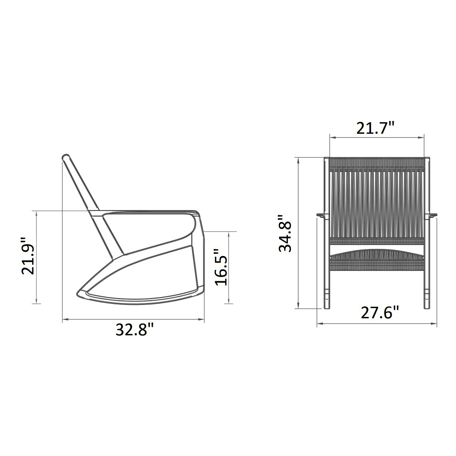 Gisele Rocking Chair - Image 11