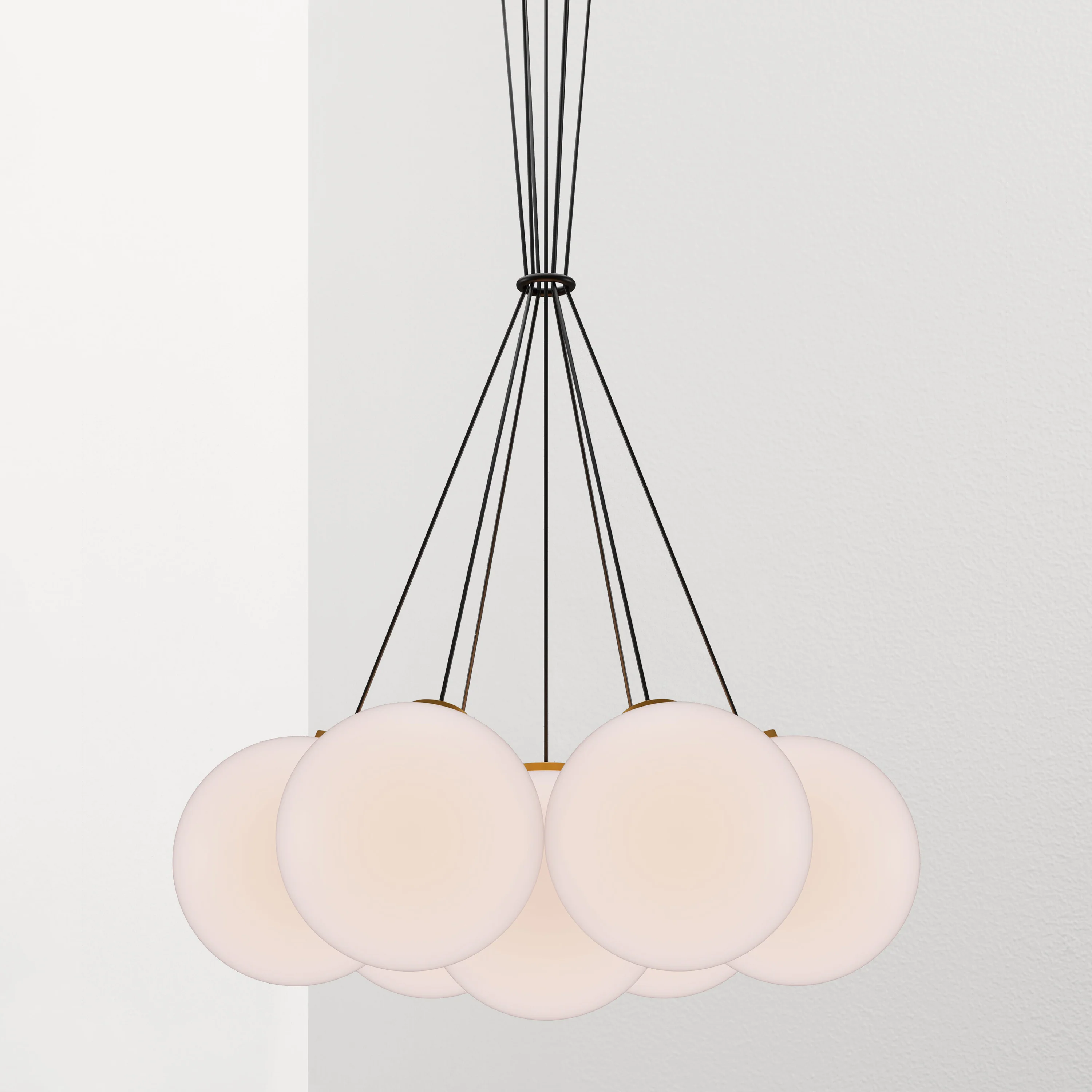 Glass 120 Cluster LED Chandelier - Image 12