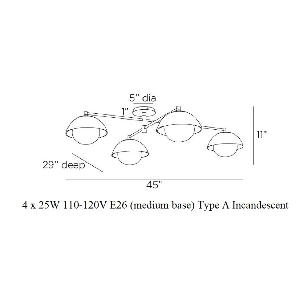 Glaze Multipoint Flush Mount - Image 8