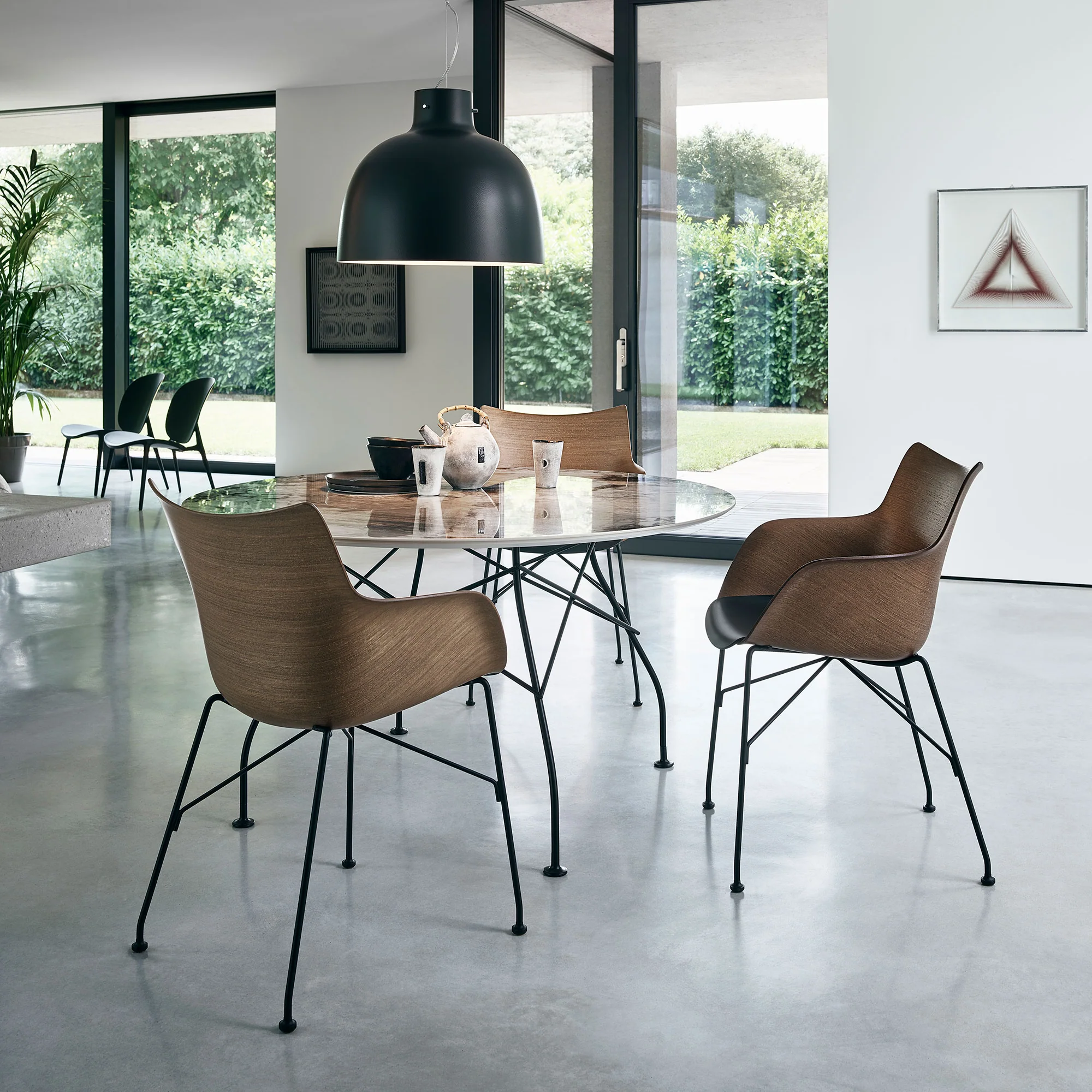 Glossy Round Dining Table - Image 2