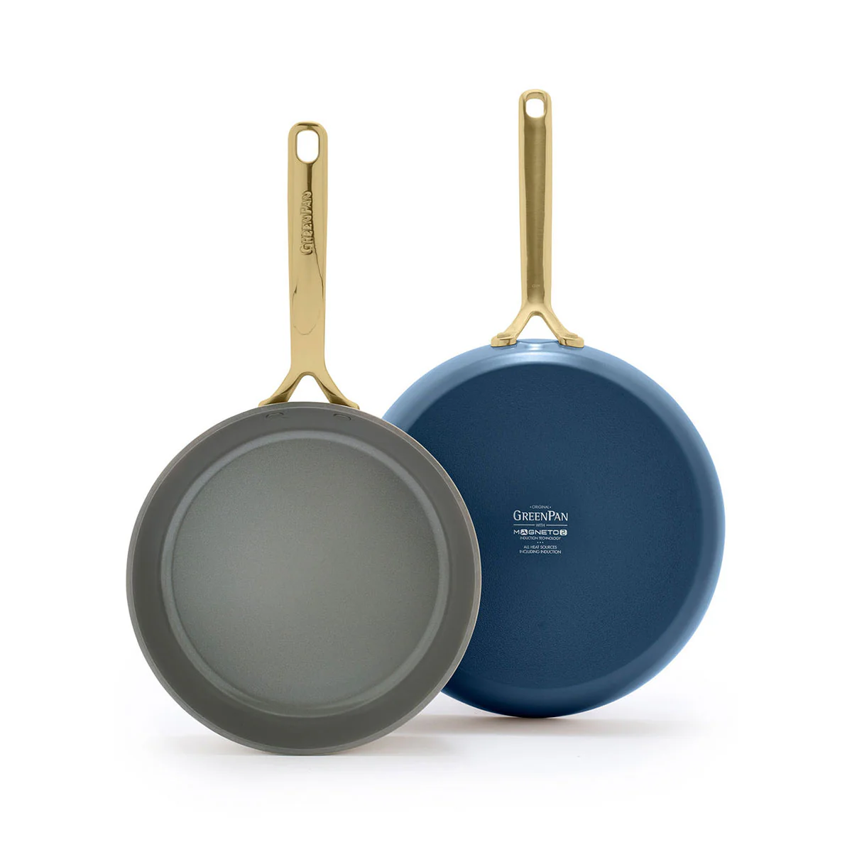 GP5 Nonstick 2-Piece Frypan Set with Champagne Handles - Image 6