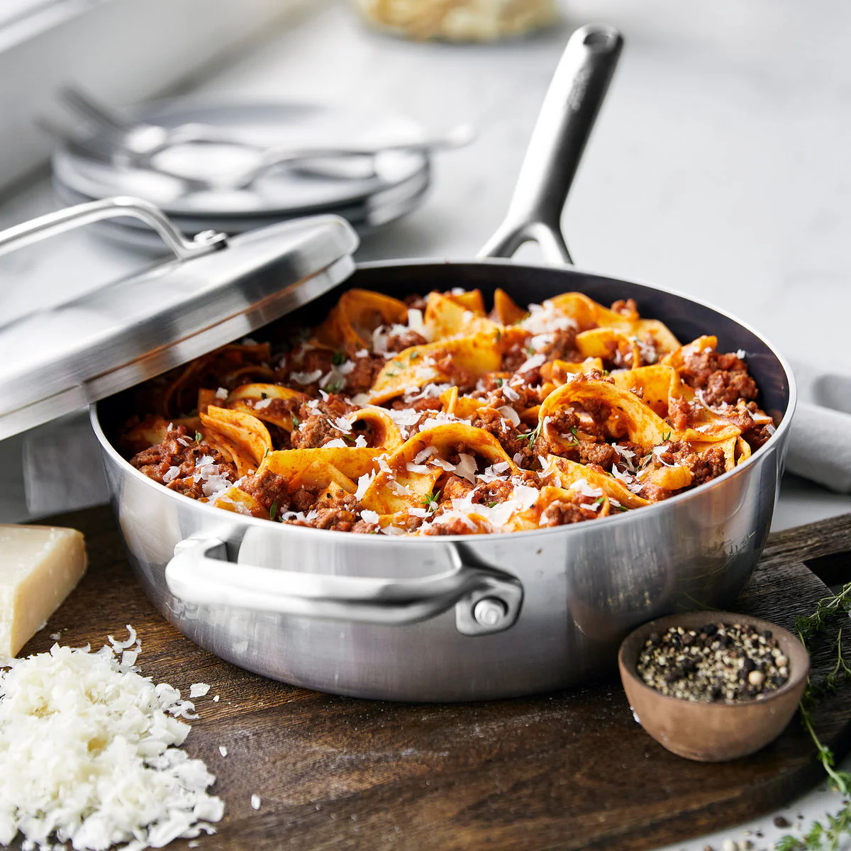 GP5 Saute Pan with Lid and Helper Handle - Image 3