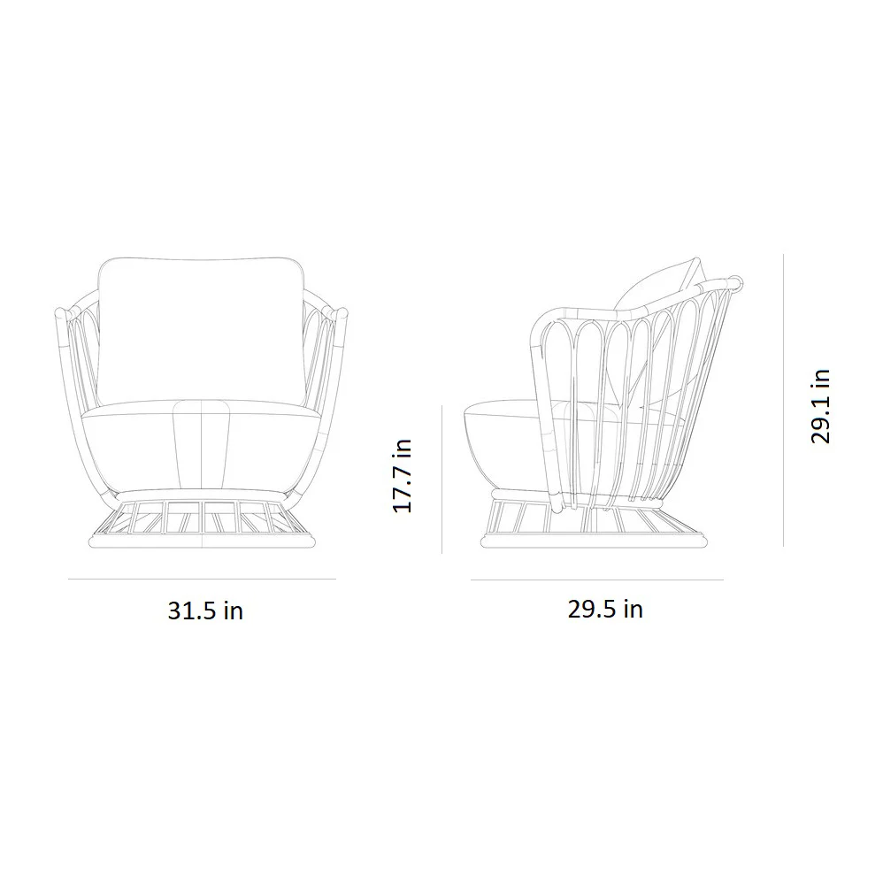 Grace Lounge Chair - Image 12