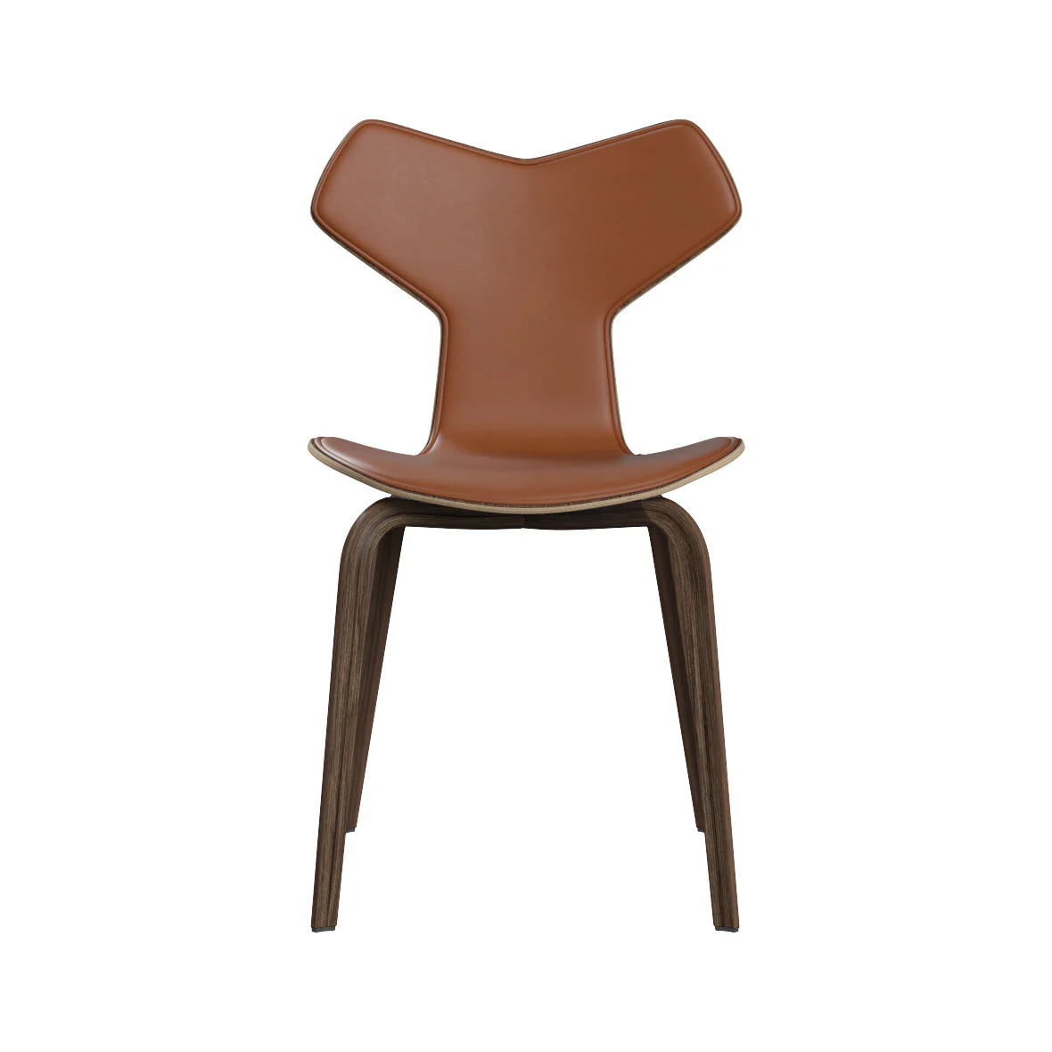 Grand Prix Upholstered Chair with Wood Base - Image 14