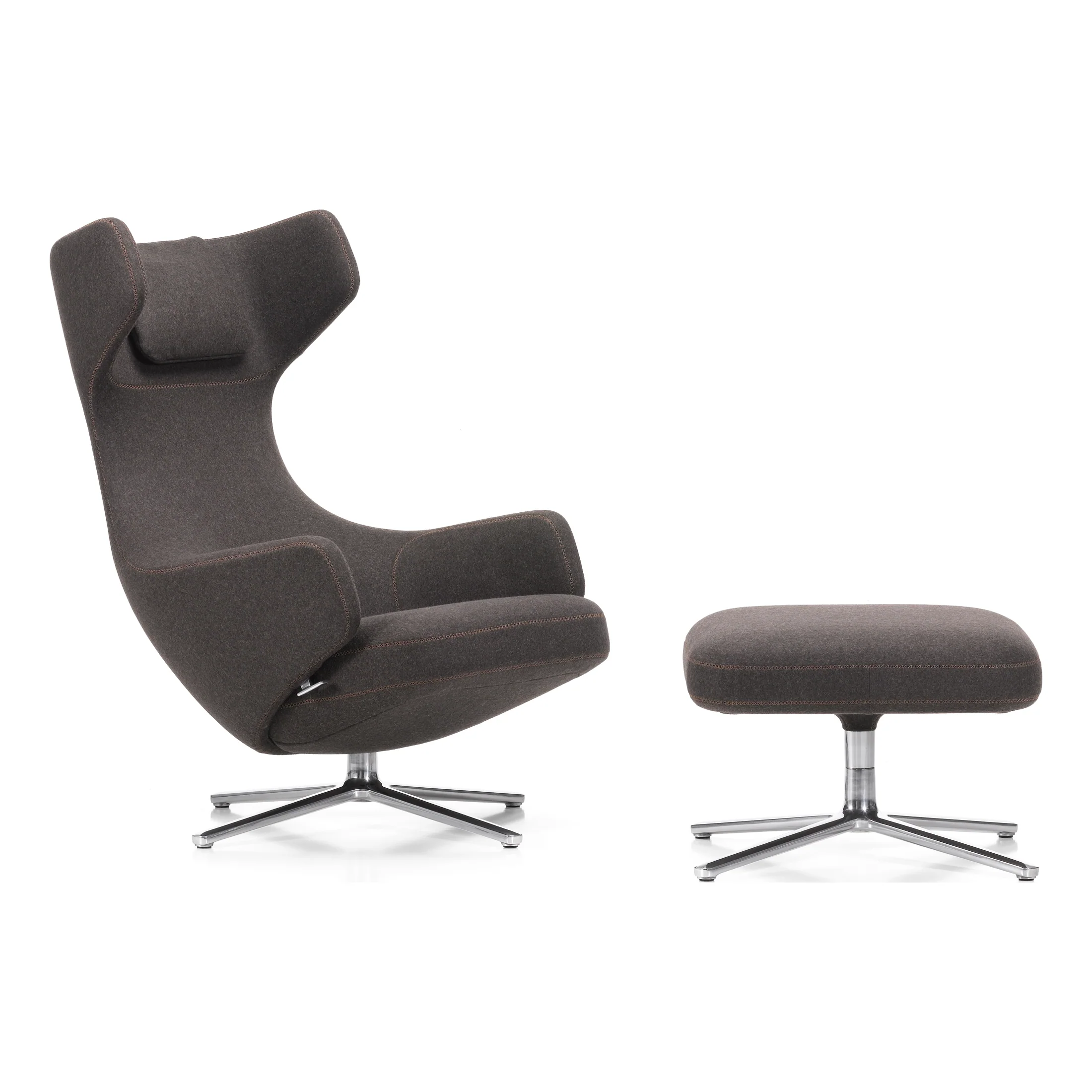 Grand Repos Lounge Chair and Ottoman - Image 10