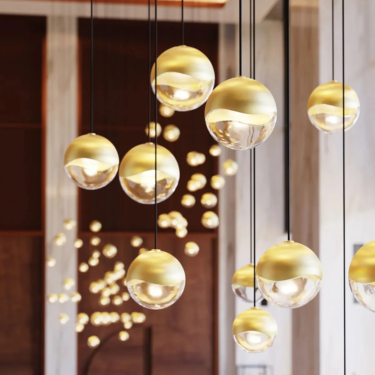Grapes Five Light Pendant Light - Image 4