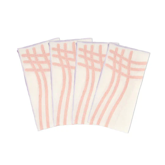 Grid Embroidered Napkin (Set of 4) - Image 10
