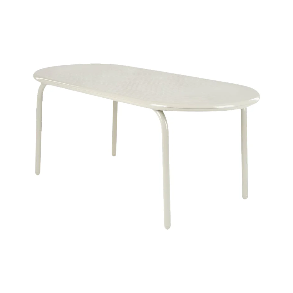 Groove Obround Outdoor Dining Table - Image 3
