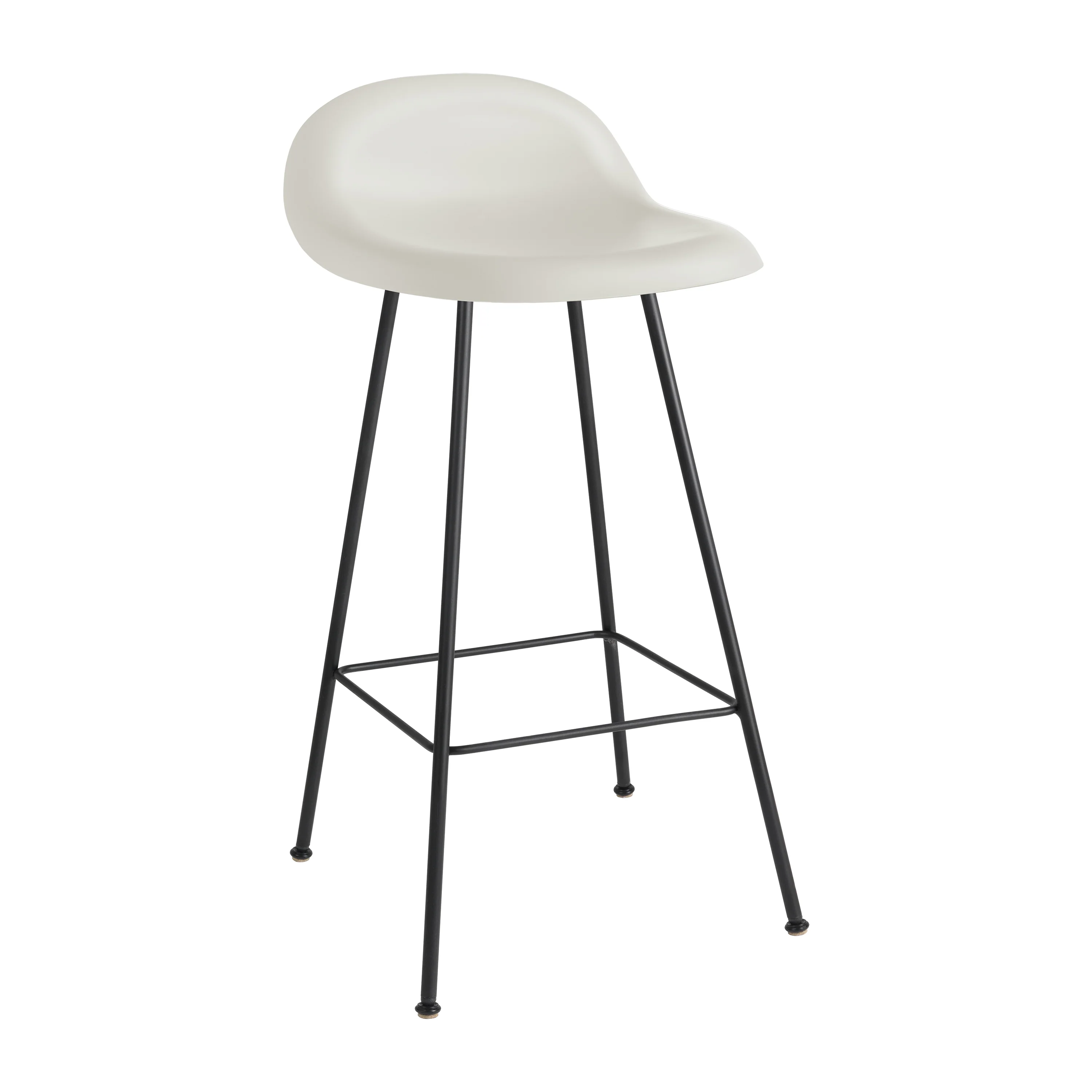 GUBI 3D Non Upholstered Bar and Counter Stool - Center Base - Image 7
