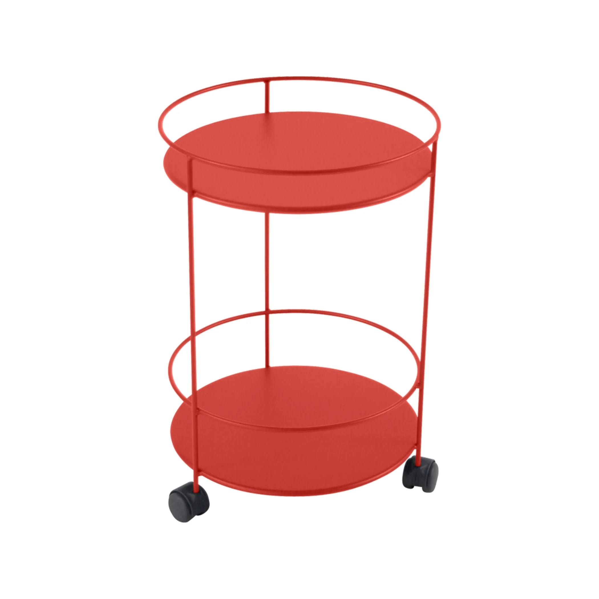 Guinguette Outdoor Side Table with Wheels - Image 12