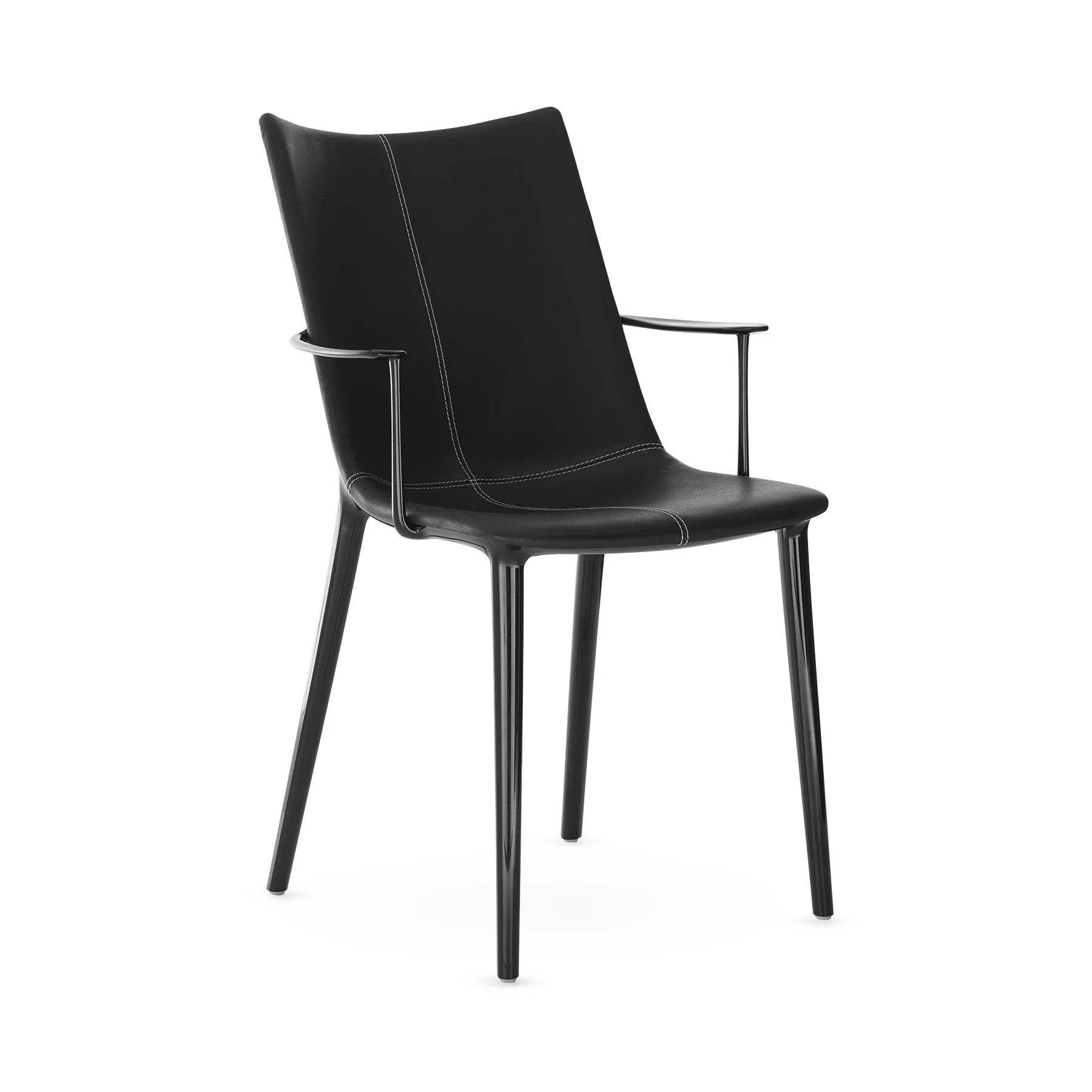 H.H.H. Leather Dining Armchair - Image 4