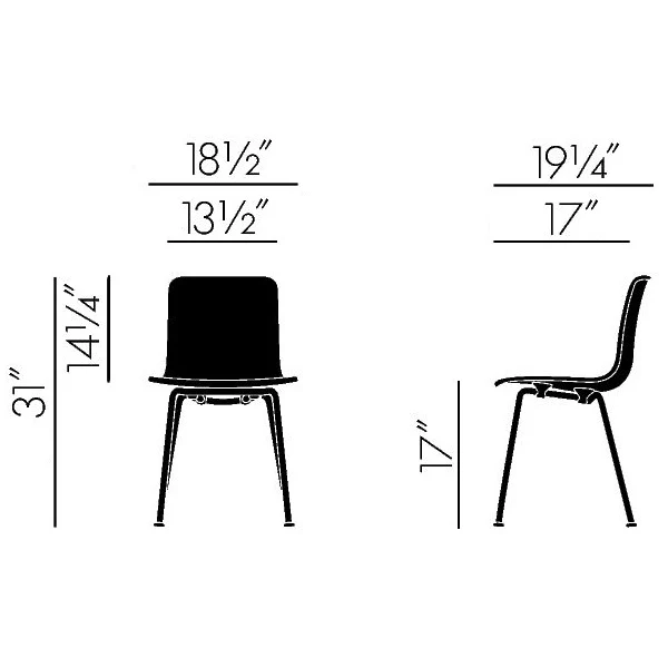 HAL Tube Side Chair - Image 12