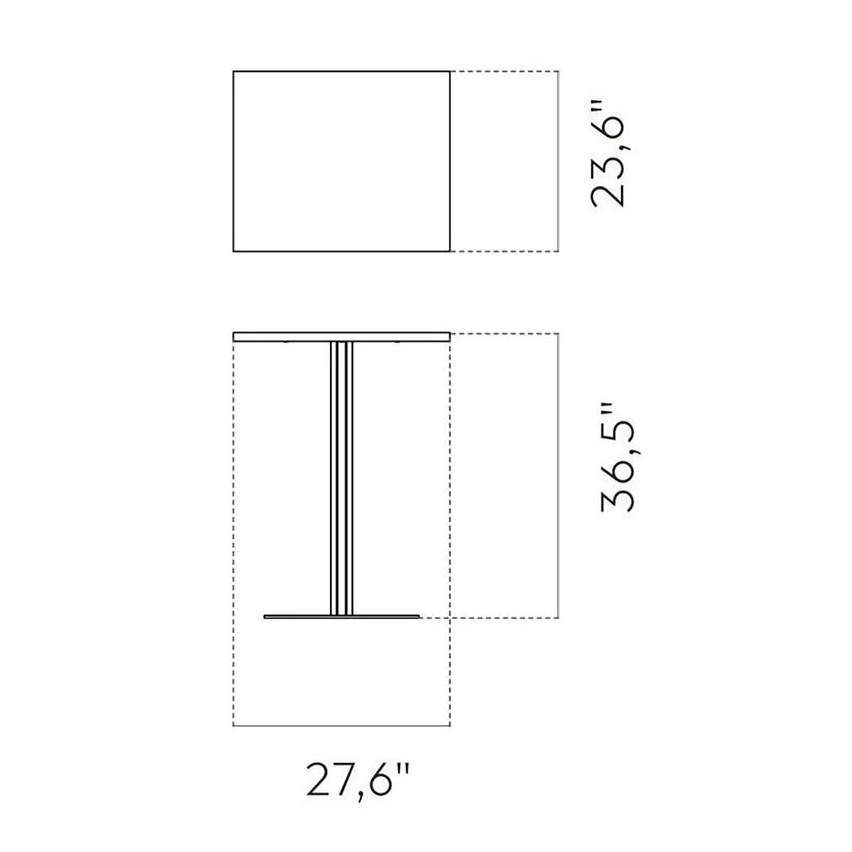 Harbour Column Rectangular Table - Image 43