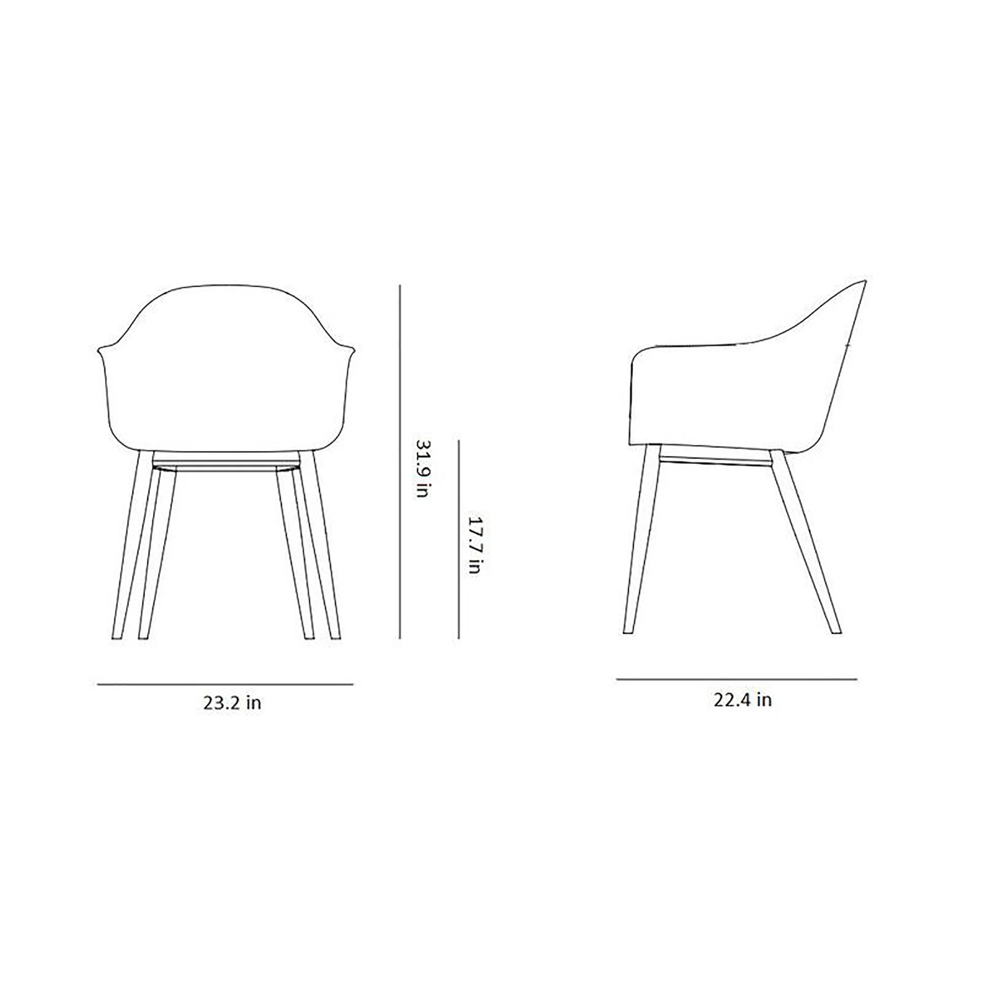 Harbour Upholstered Dining Chair - Image 34