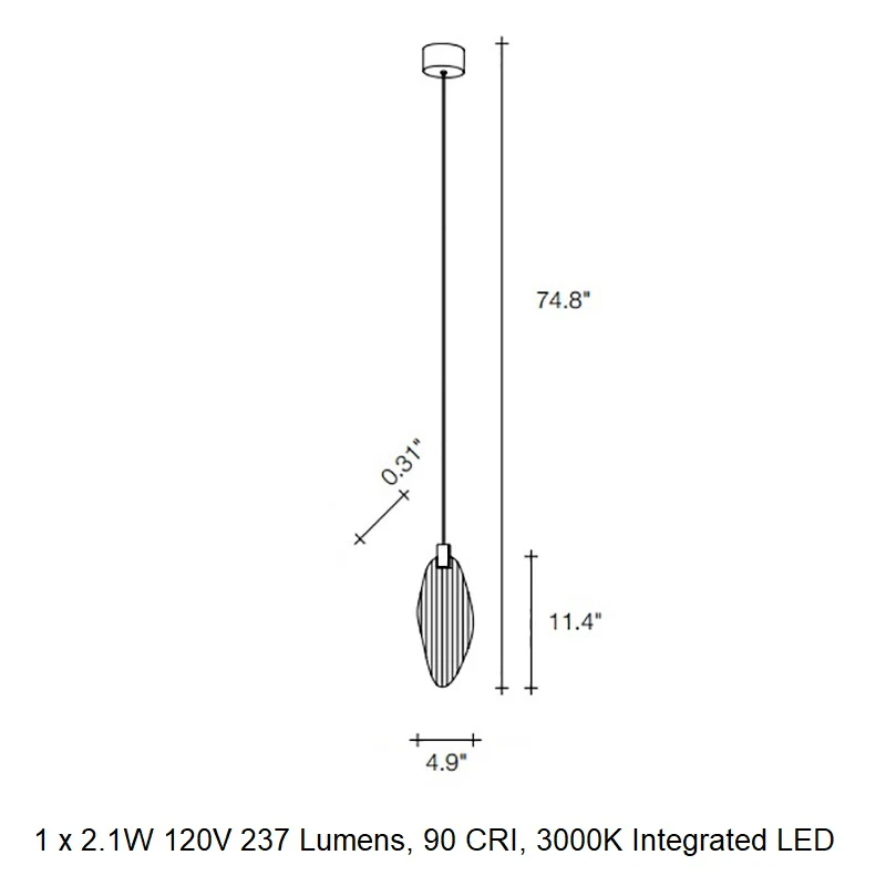 Harpe Single Pendant Light - Image 14
