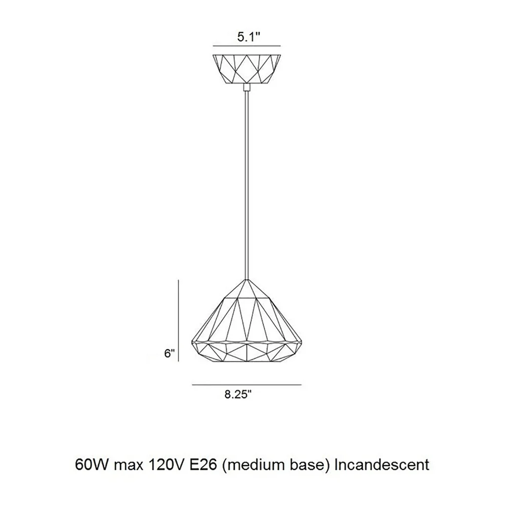 Hatton 1 Pendant Light - Image 3