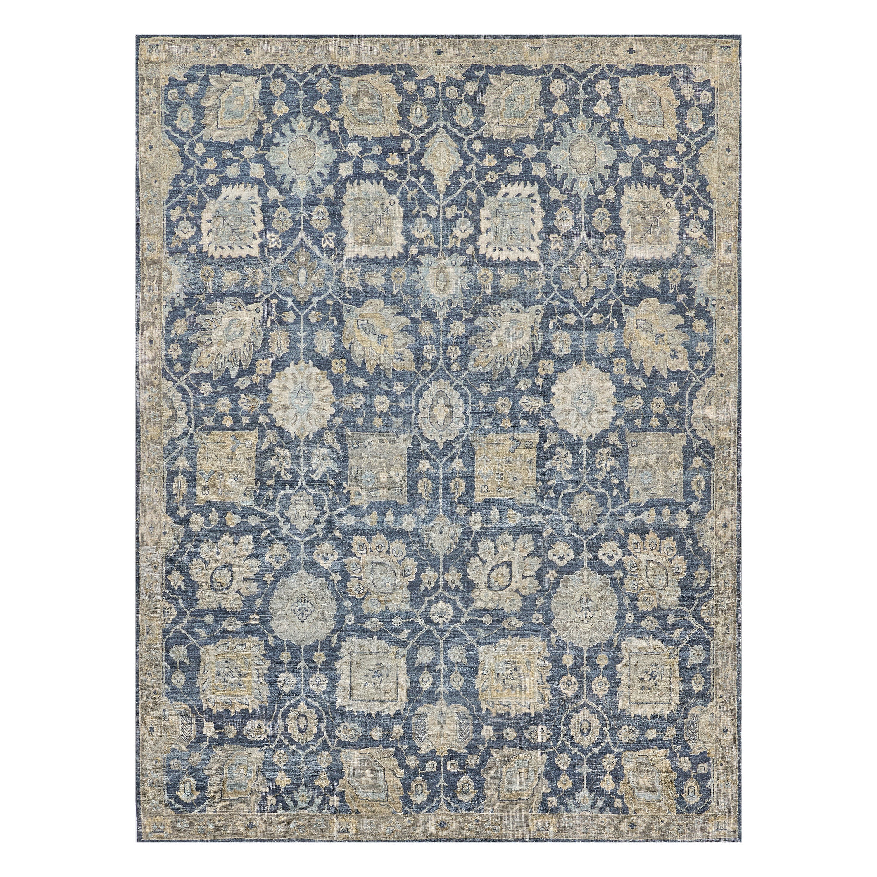 Block Medallion Area Rug