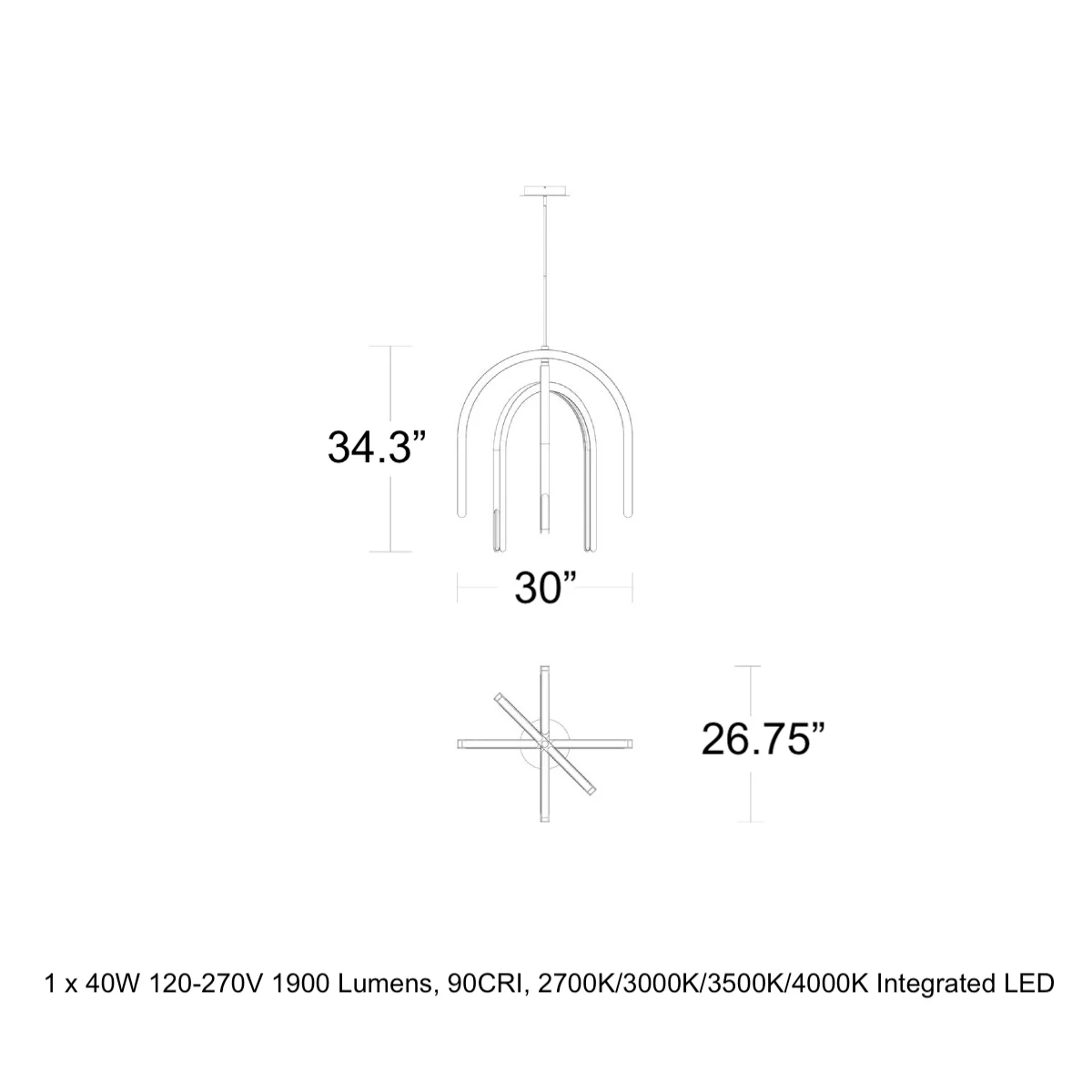 Helmet LED Pendant Light - Image 9