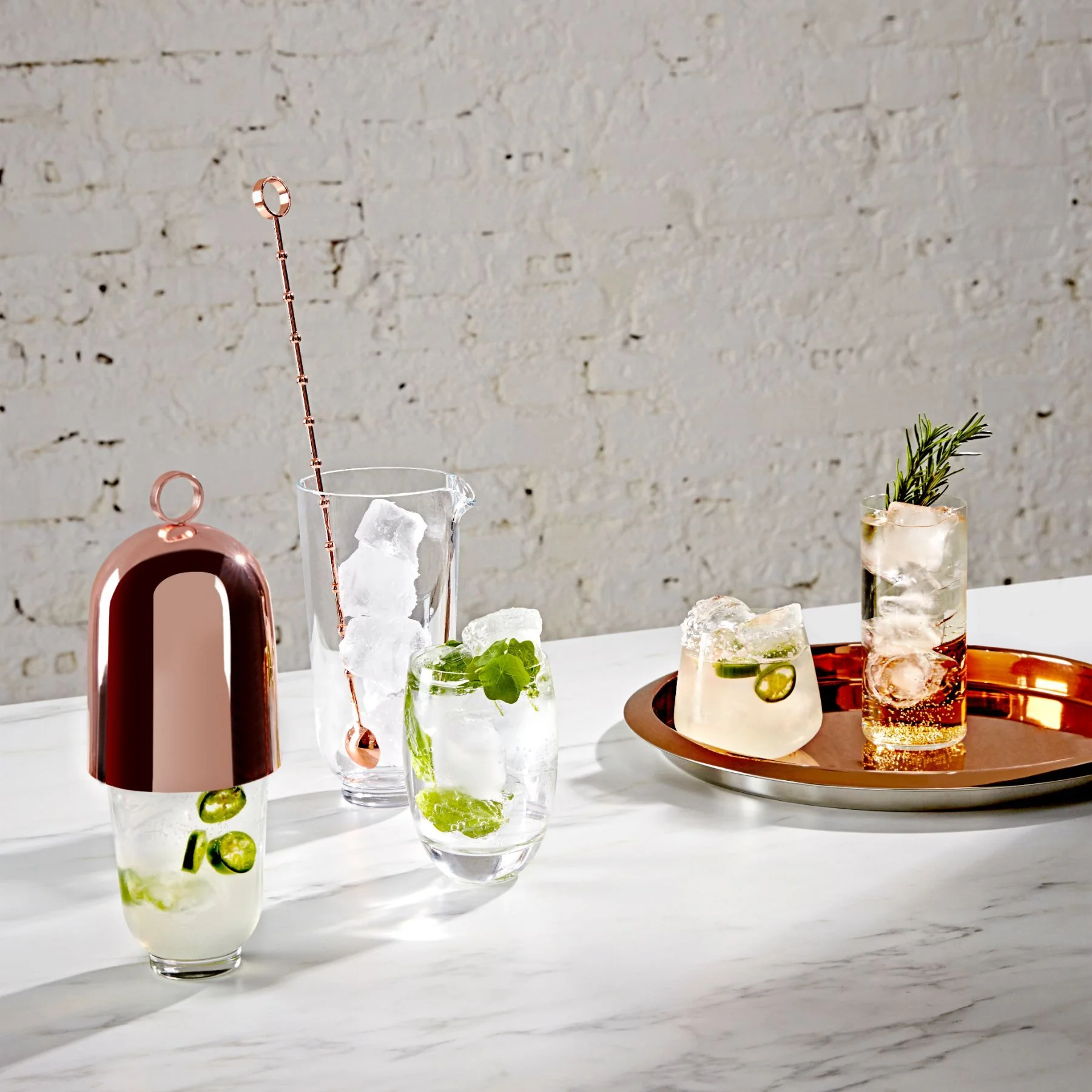 Hepburn Mixing Glass with Metal Stirrer - Image 4