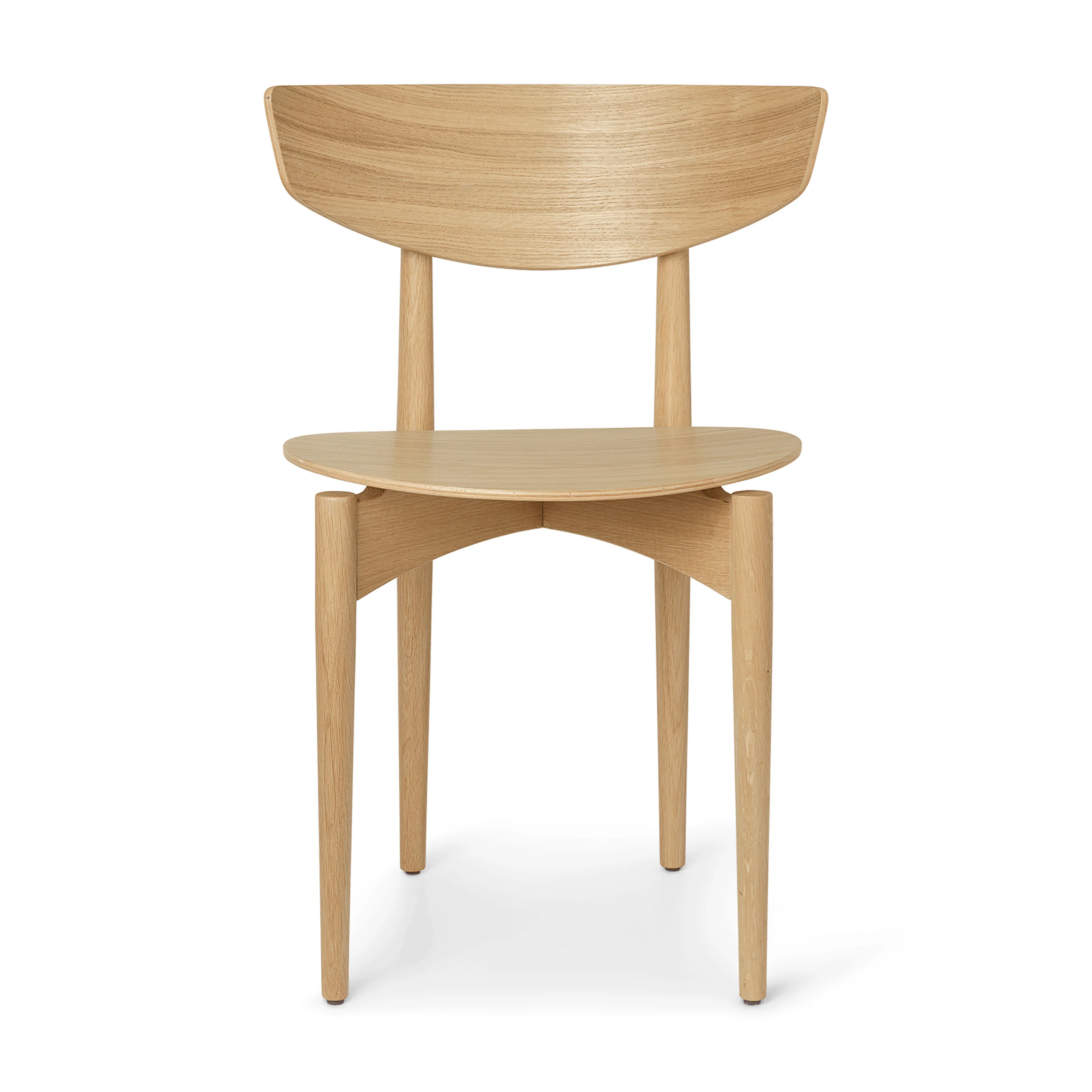 Herman Dining Chair with Wood Base - Image 4