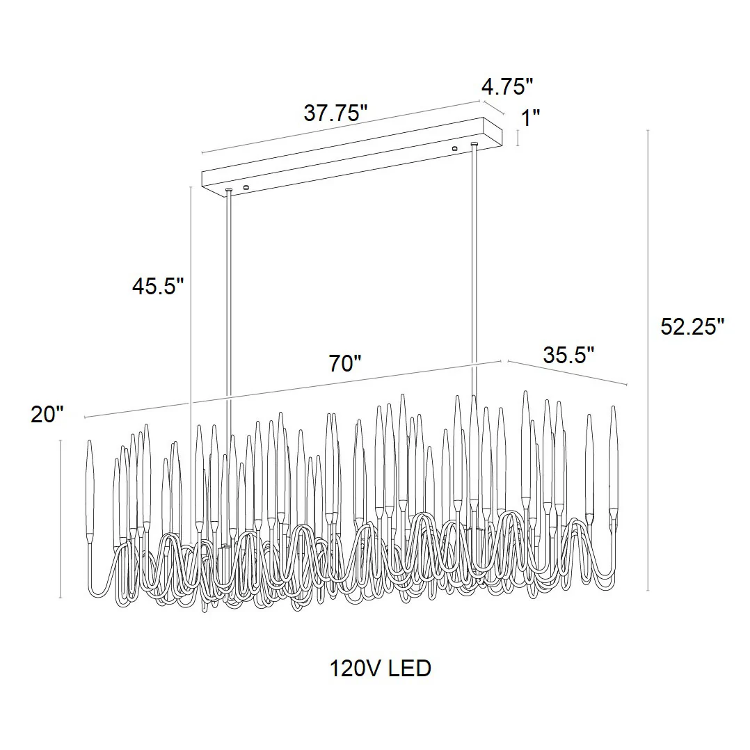 Hestia LED Linear Suspension - Image 10