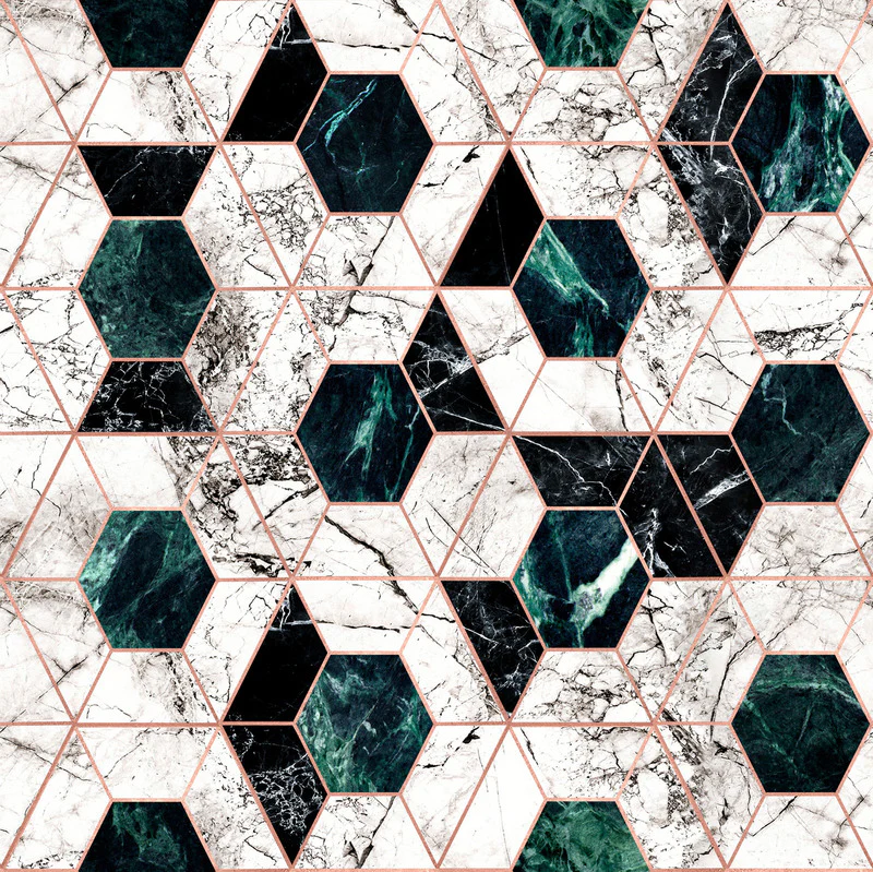 Hexa Metallic Wallpaper - Image 5