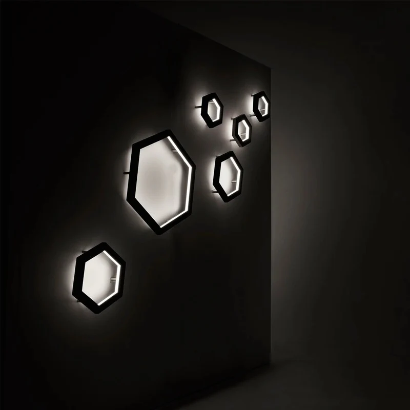 Hexagon LED Wall Sconce - Image 6