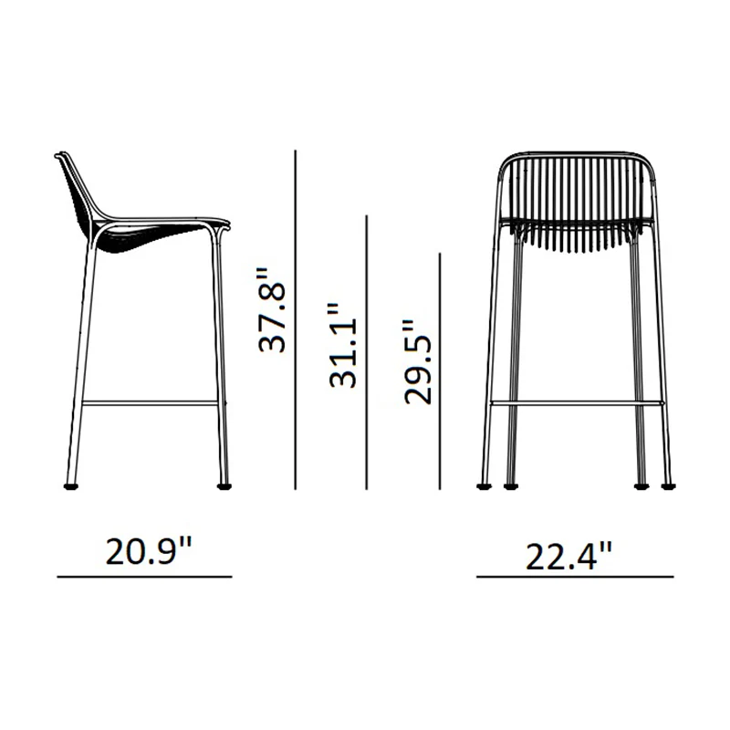 Hiray Outdoor Stool - Image 12