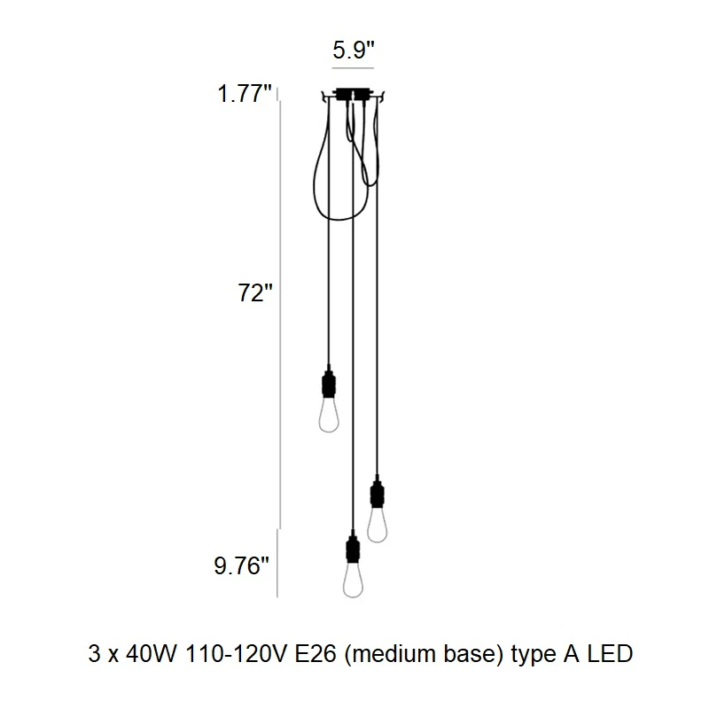 Hooked Nude Cluster Pendant Light - Image 13