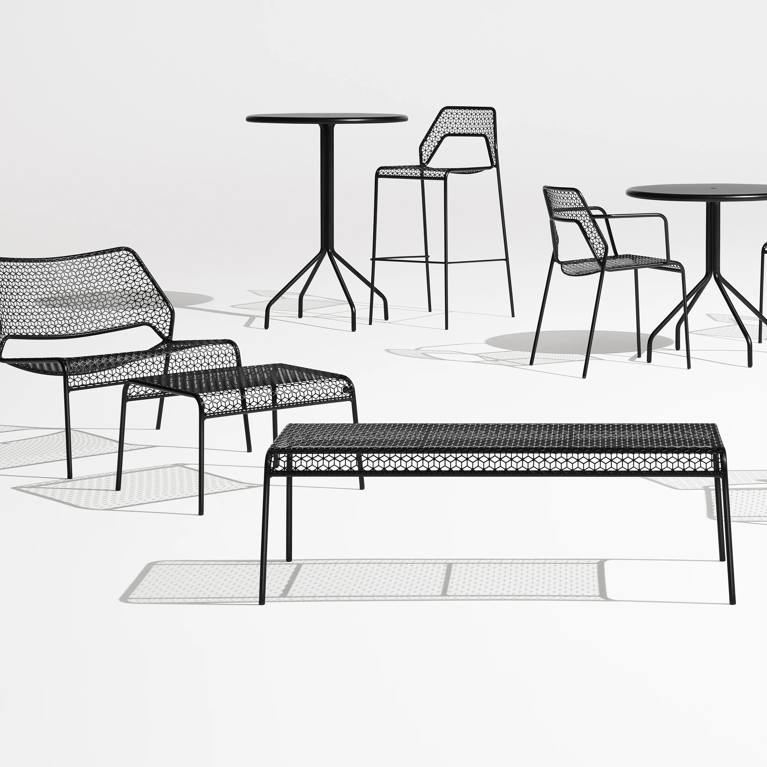 Hot Mesh Bar and Counter Outdoor Stool - Image 18