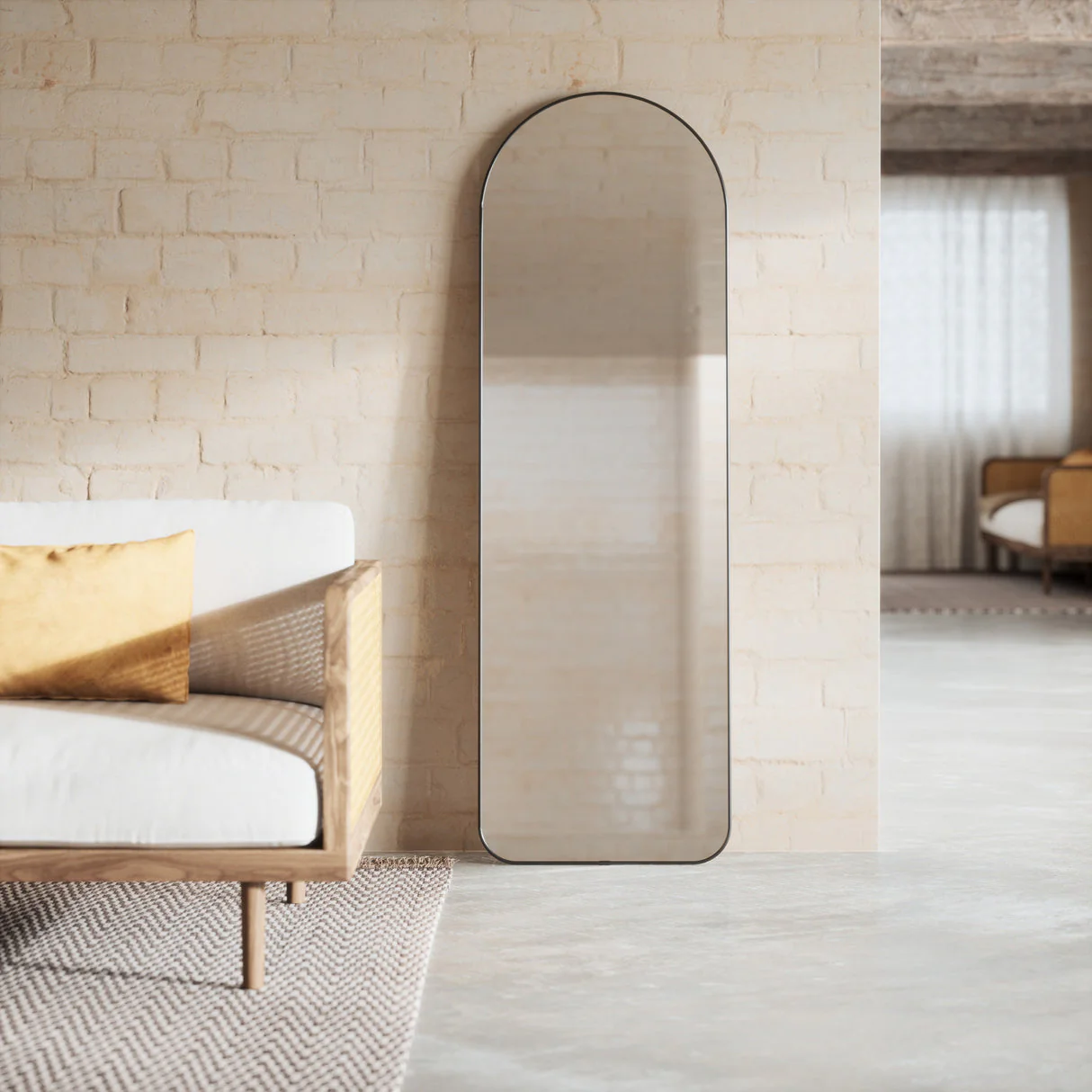 Hubba Arched Leaning and Wall Mirror - Image 6