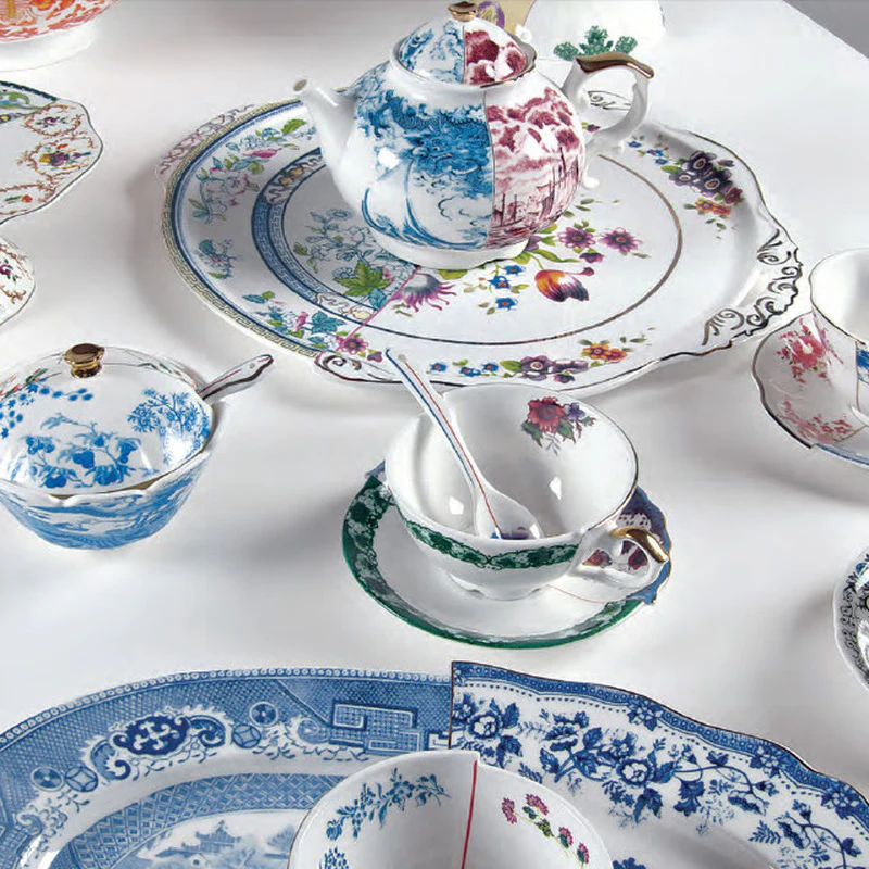 Hybrid-Dorotea Porcelain Round Tray - Image 2