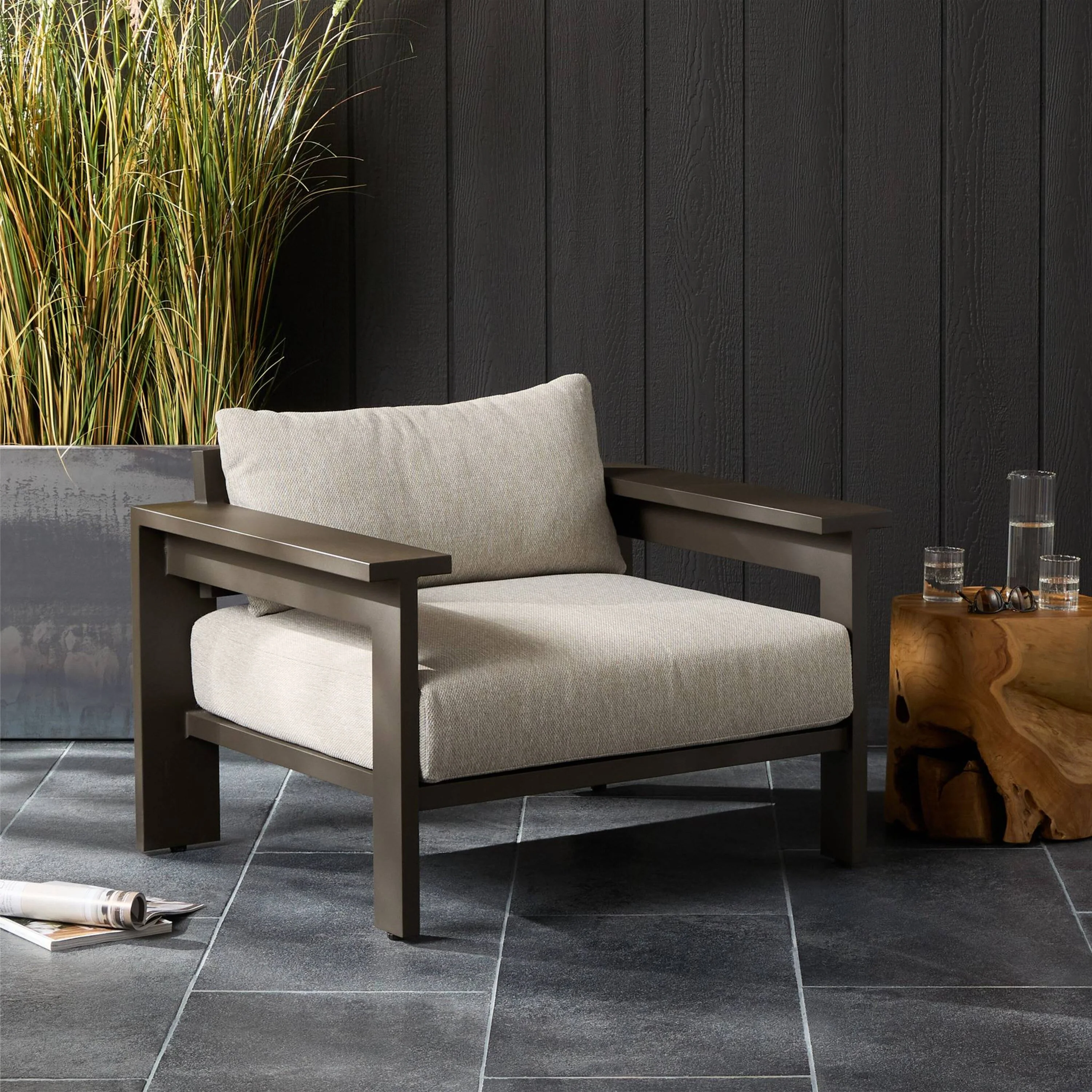 Hyder Outdoor Lounge Chair - Image 2