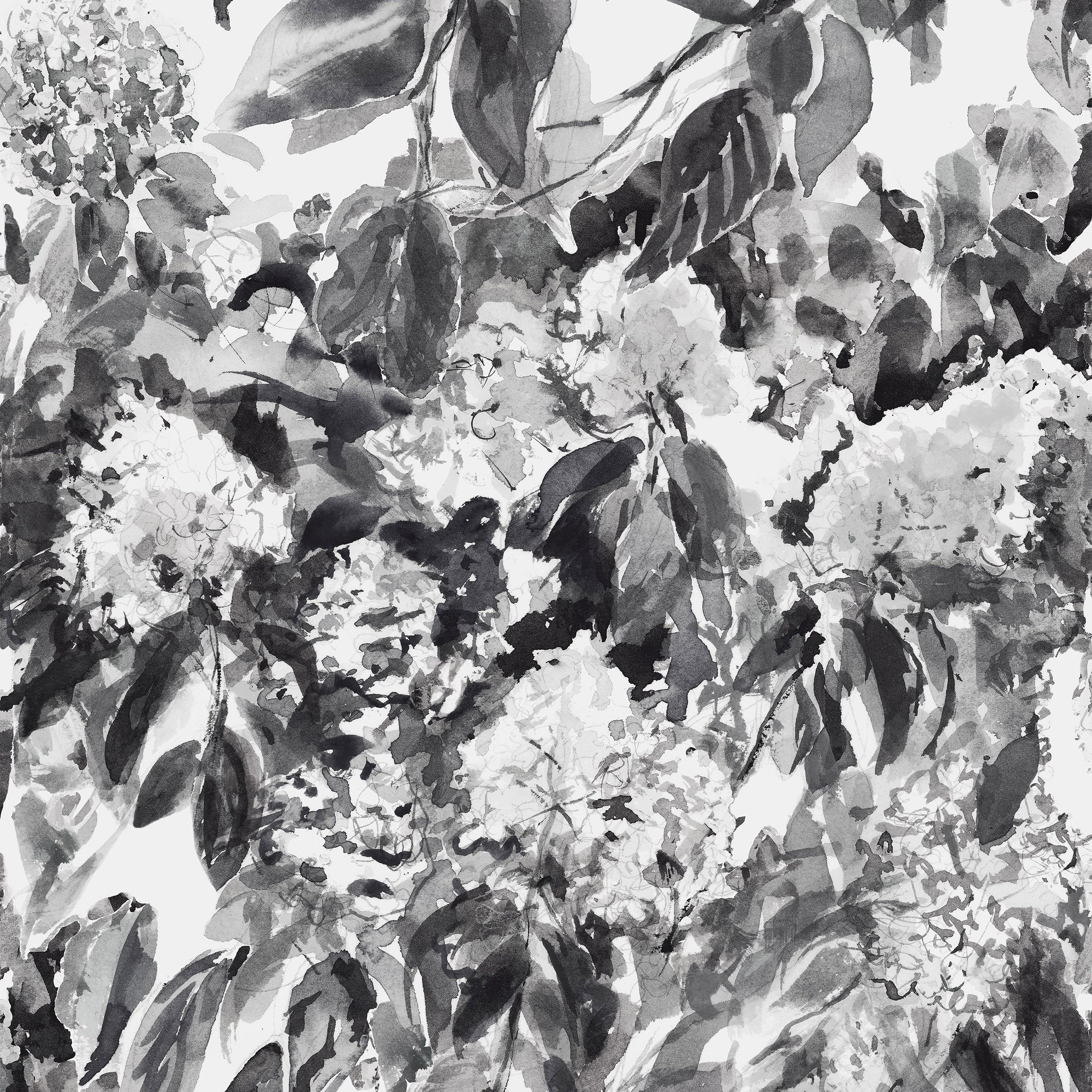 Hydrangea Garden Wallpaper Sample Swatch - Image 28