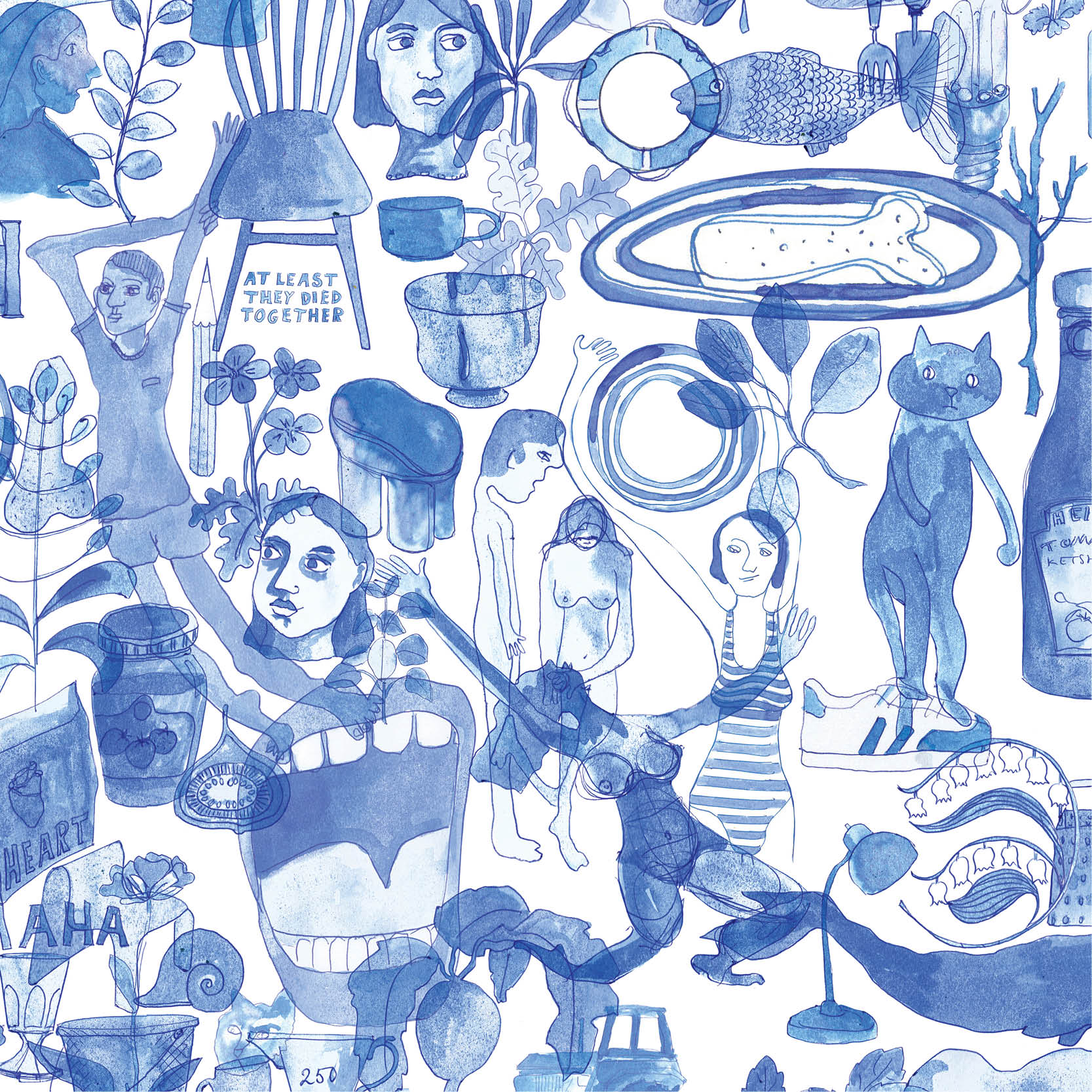 I’m Blue Wallpaper Sample Swatch - Image 3