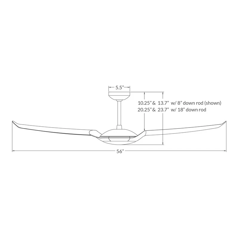 IC/Air Two Blade DC Ceiling Fan - Image 9
