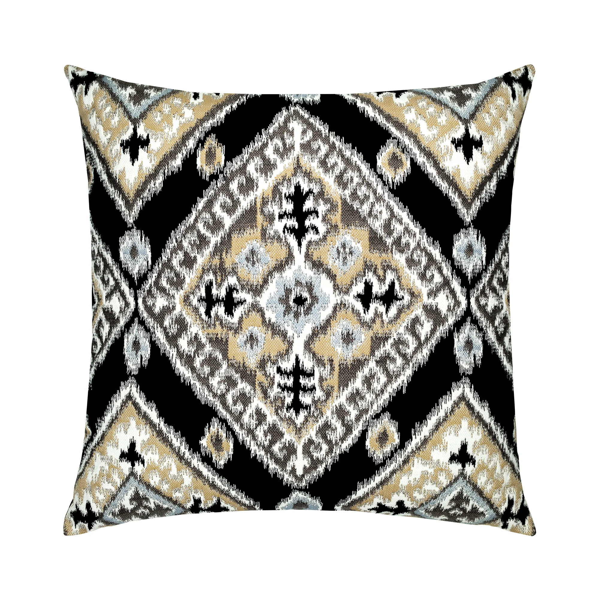 Ikat Diamond Outdoor Pillow - Image 12