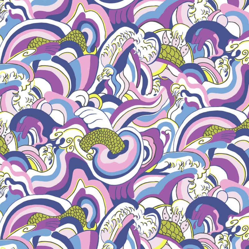 Ikuchi Wallpaper Sample Swatch - Image 7