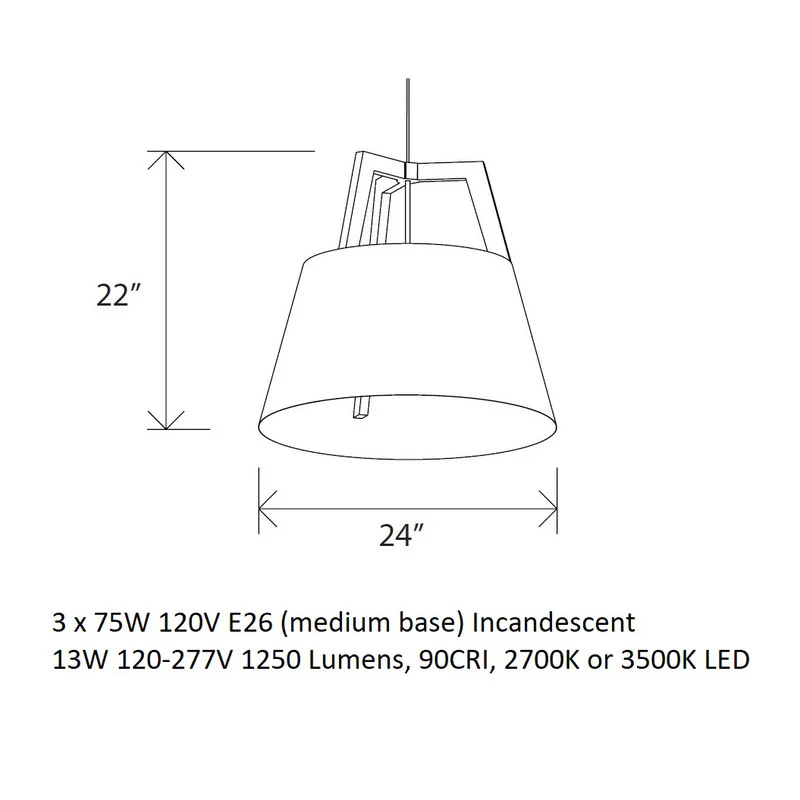 Imber Large Pendant Light - Image 4
