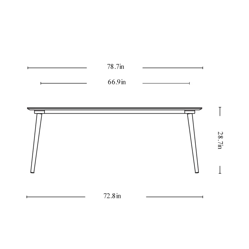 In Between Rectangle Dining Table - Image 29