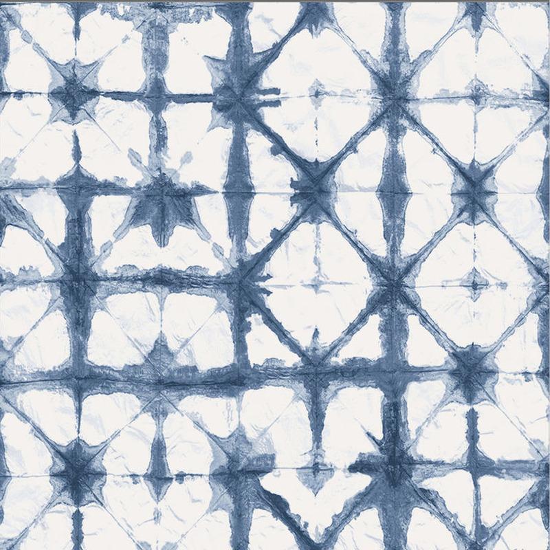 Indigo Wallpaper Sample Swatch - Image 4